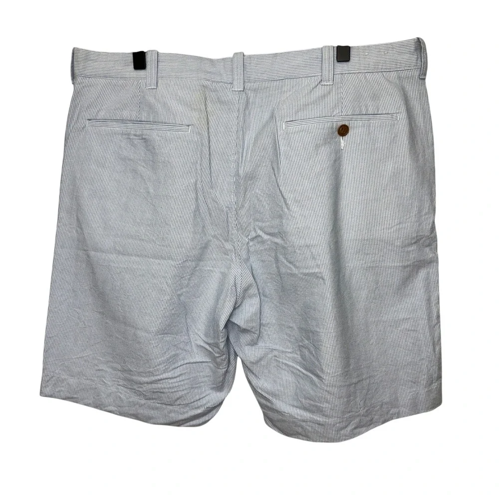 J. Crew Men's Gramercy Shorts Striped Casual‎ Flat Front Cotton Blend Size 36